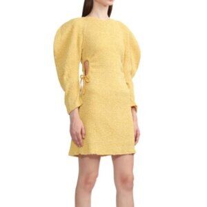 Ghospell Emery Cut Out Mini Dress in Yellow